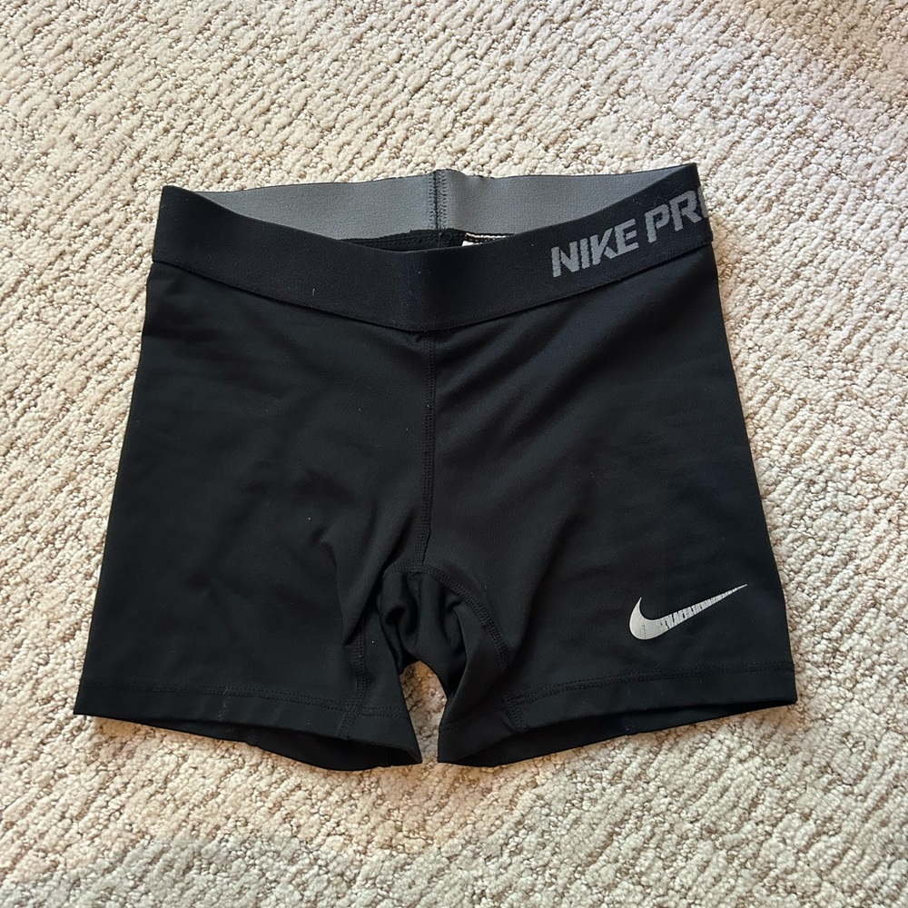 Nike black dri-fit spandex shorts